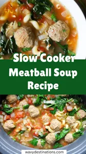 Slow Cooker Meatball Soup Recipe