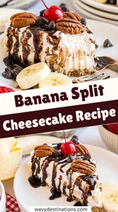 Banana Split Cheesecake Recipe