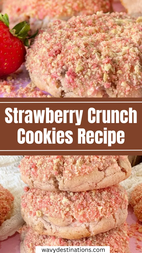 Strawberry Crunch Cookies