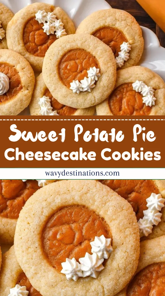 Sweet Potato Pie Cheesecake Cookies