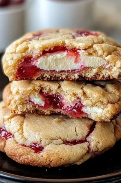 Strawberry Cheesecake Cookies