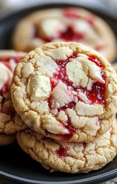 Strawberry Cheesecake Cookies