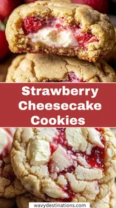 Strawberry Cheesecake Cookies