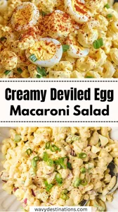 Creamy Deviled Egg Macaroni Salad