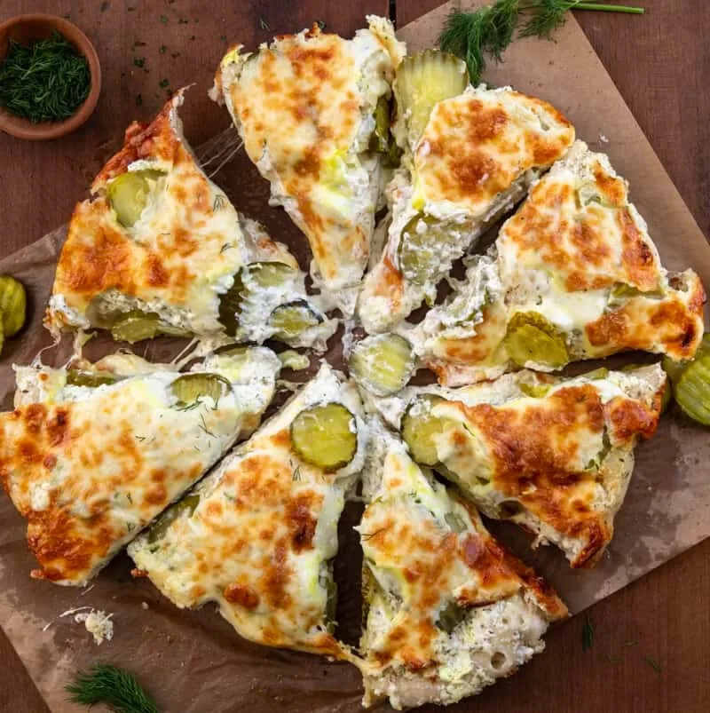 Dill Pickle Focaccia Bread