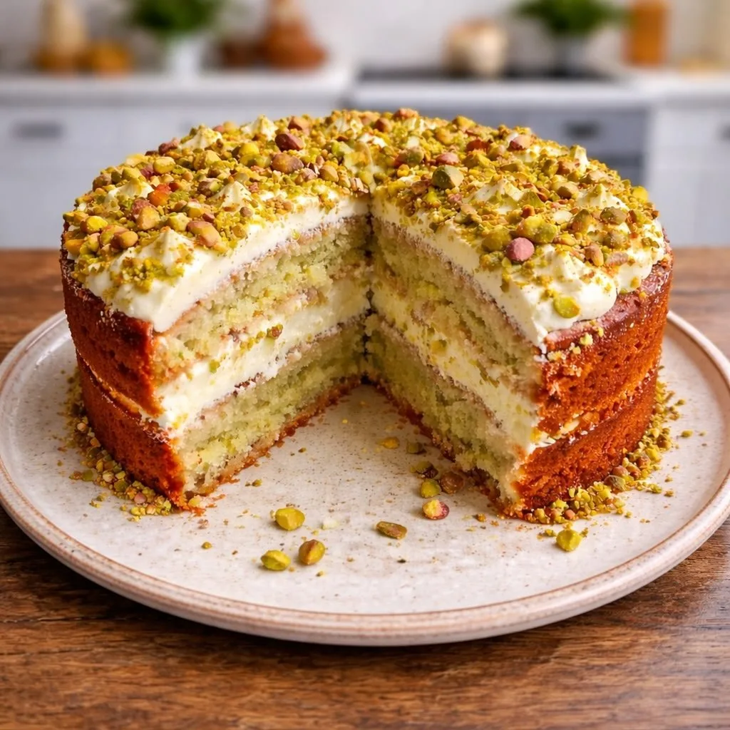 Pistachio Mascarpone Cake Recipe 2 Pistachio Mascarpone Cake