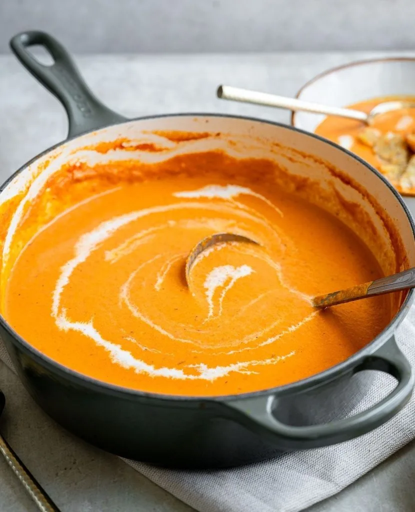 Roasted Red Pepper Gouda Soup