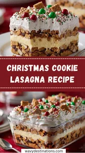 Christmas Cookie Lasagna