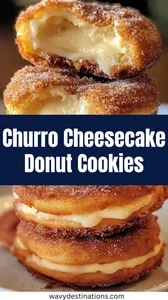 Churro Cheesecake Donut Cookies