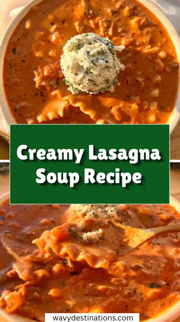 Creamy Lasagna Soup