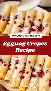 Eggnog Crepes Recipe