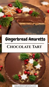 Gingerbread Amaretto Chocolate Tart Recipe