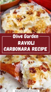 Olive Garden Ravioli Carbonara