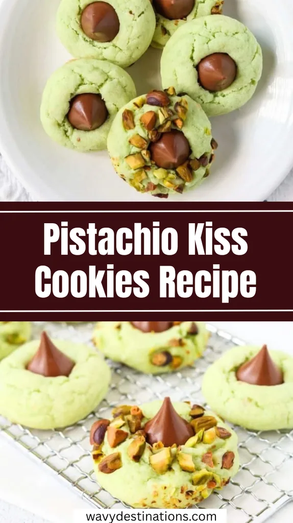 Pistachio Kiss Cookies Recipe