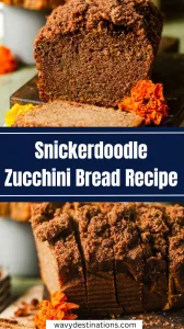 Snickerdoodle Zucchini Bread Recipe