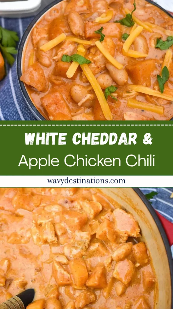 White Cheddar & Apple Chicken Chili Recipe 6 White Cheddar & Apple Chicken Chili