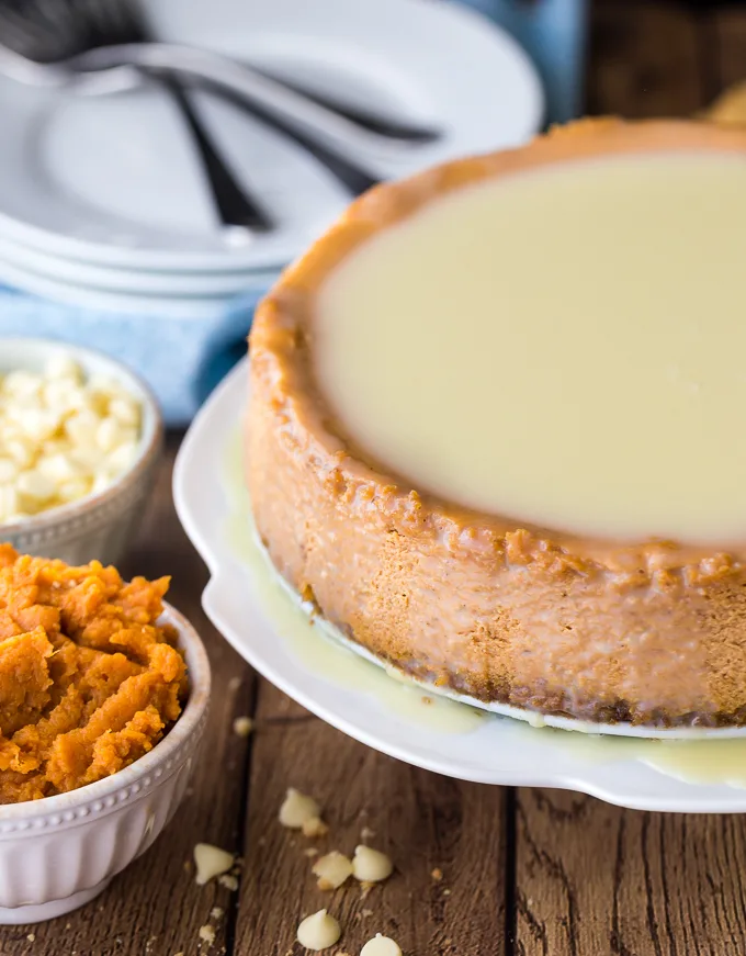 White Chocolate Pumpkin Cheesecake Recipe 3 White Chocolate Pumpkin Cheesecake