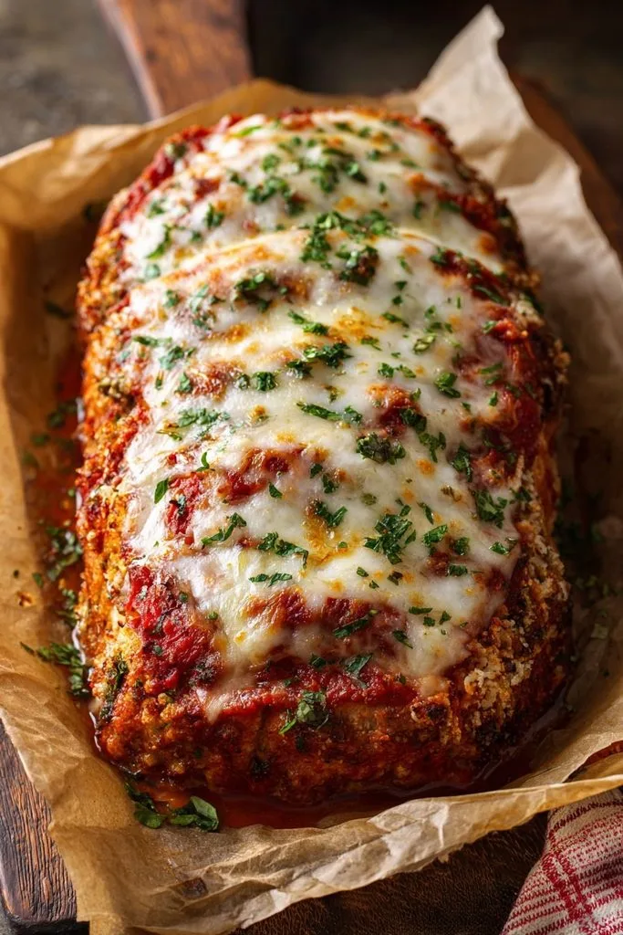 Garlic Parmesan Meatloaf 