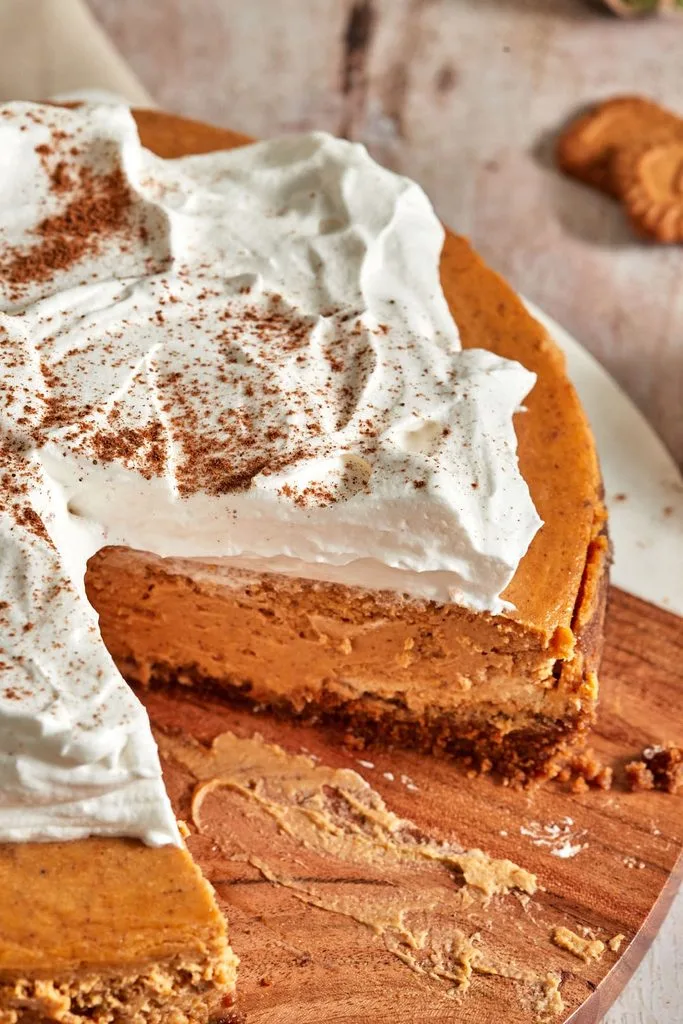 Biscoff Pumpkin Cheesecake