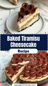 Baked Tiramisu Cheesecake Recipe