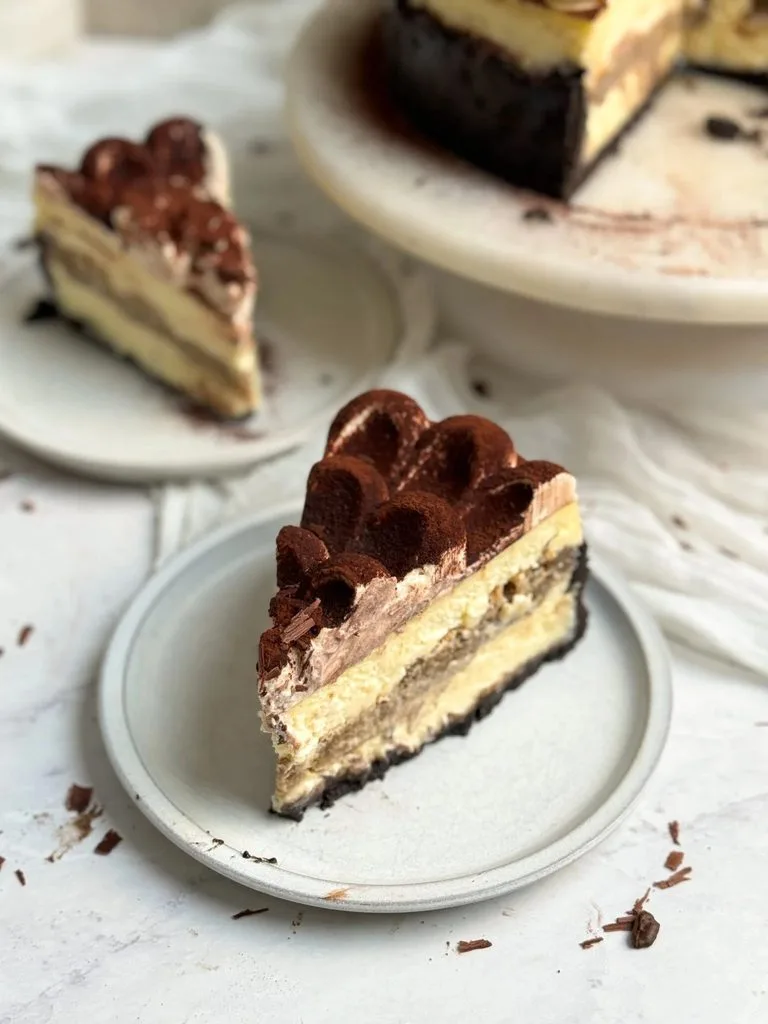 Baked Tiramisu Cheesecake Recipe 2 Baked Tiramisu Cheesecake