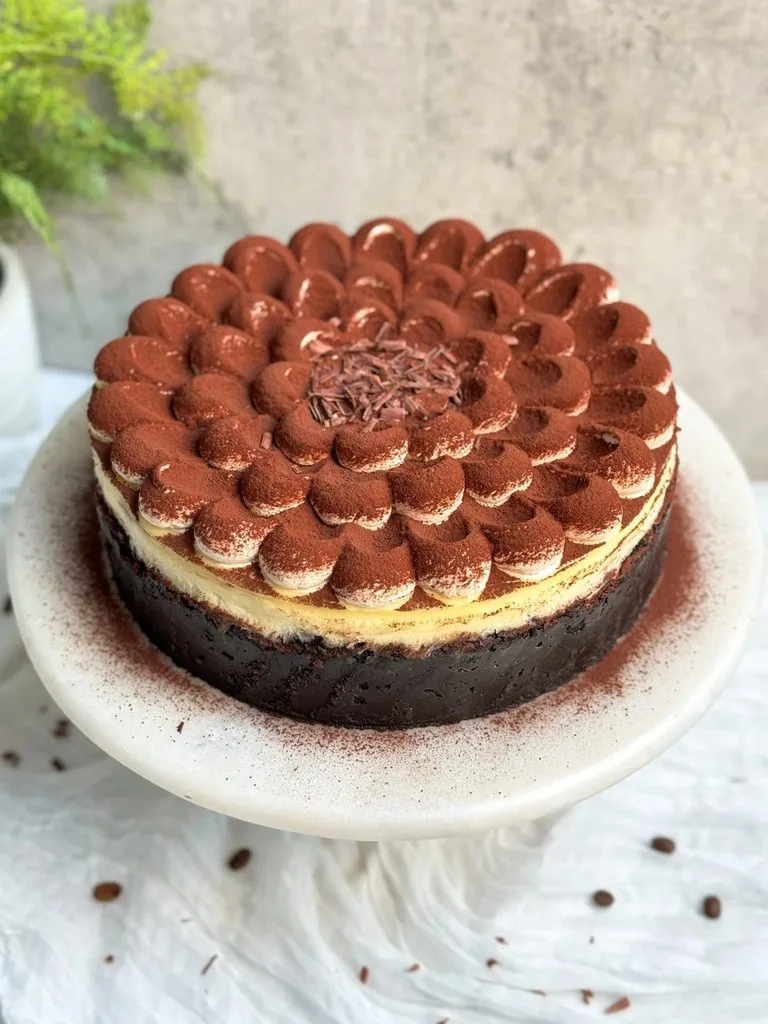 Baked Tiramisu Cheesecake Recipe 3 Baked Tiramisu Cheesecake