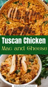 Tuscan Chicken Mac and Cheese