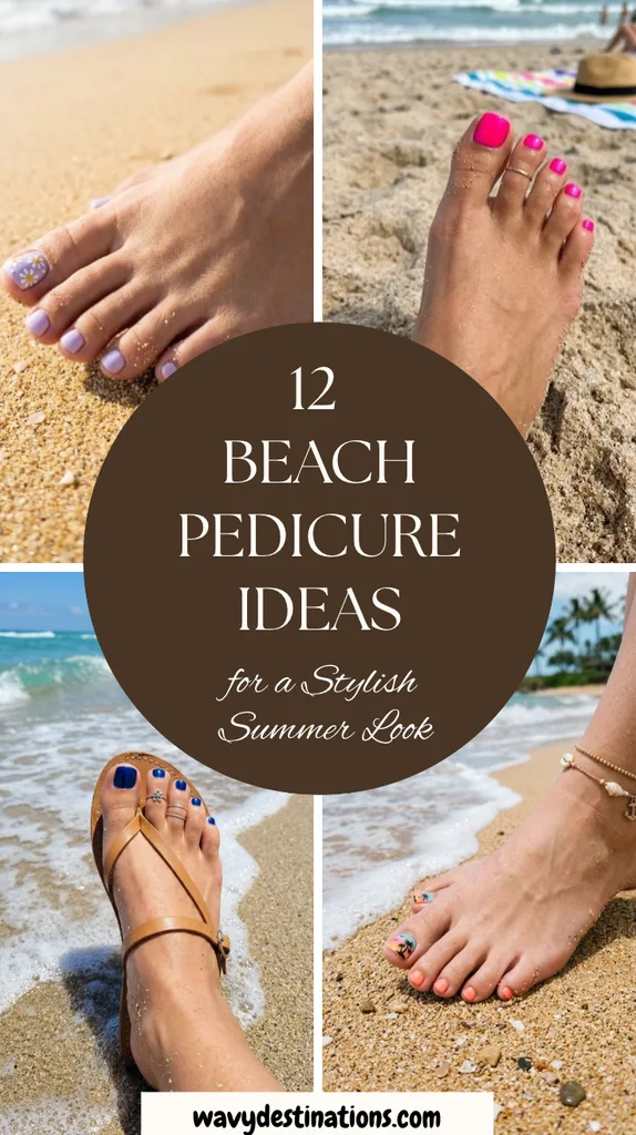 Beach Pedicure Ideas