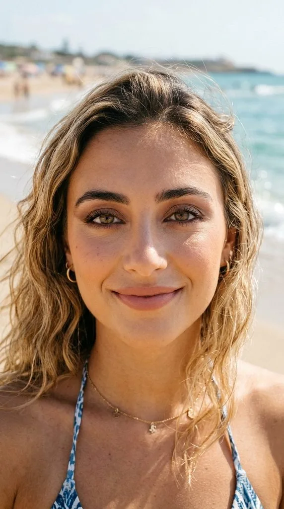 Soft Smokey Eye Beach Makeup