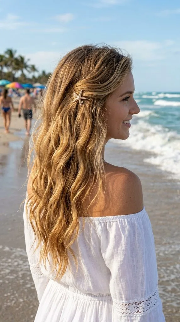 11 Beach Hairstyles for Summer That Look Cute and Chic 10 Side-Swept Beach Waves