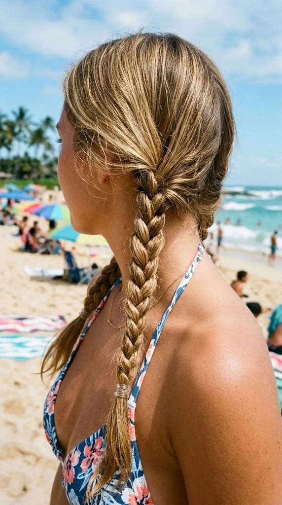 11 Beach Hairstyles for Summer That Look Cute and Chic 12 Rope Twist Pigtails