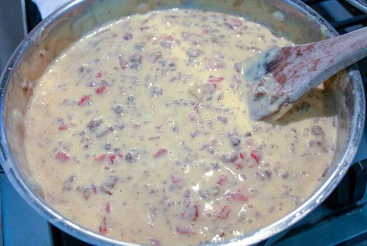 Bacon Cheeseburger Queso Dip Recipe 3 Bacon Cheeseburger Queso Dip