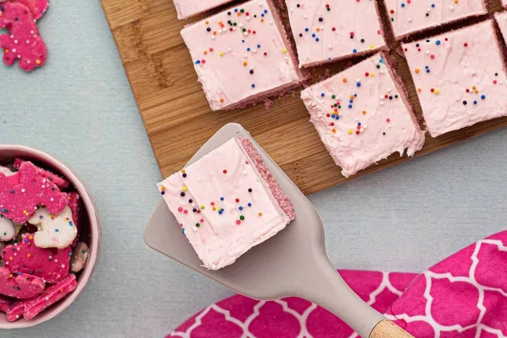 Frosted Animal Cookie Cheesecake Recipe 4 Assemble, Chill, and Serve
