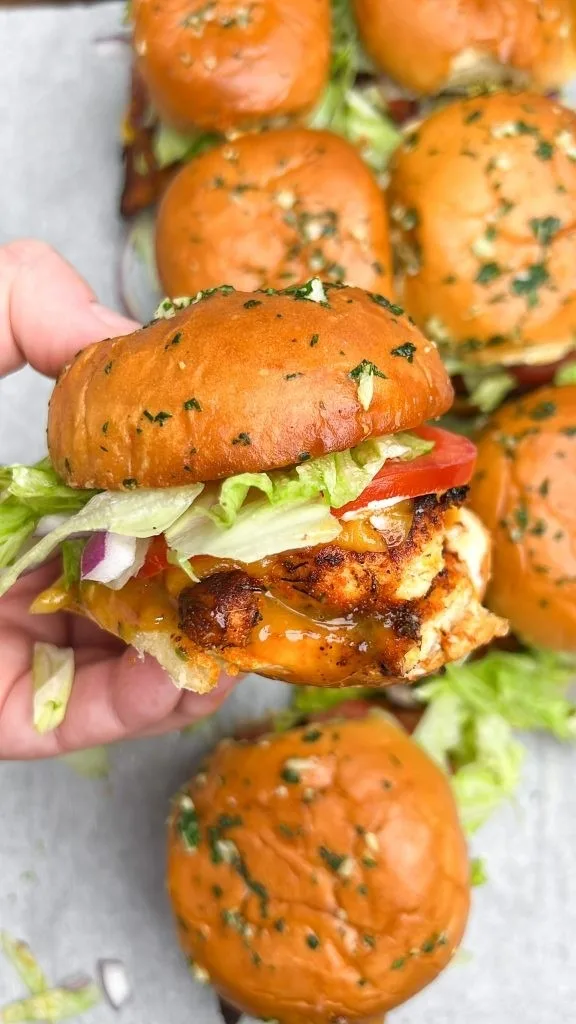 Honey Mustard BLT Chicken Sliders