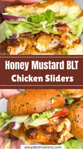 Honey Mustard BLT Chicken Sliders