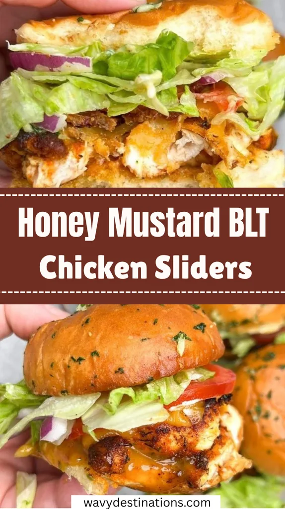 Honey Mustard BLT Chicken Sliders