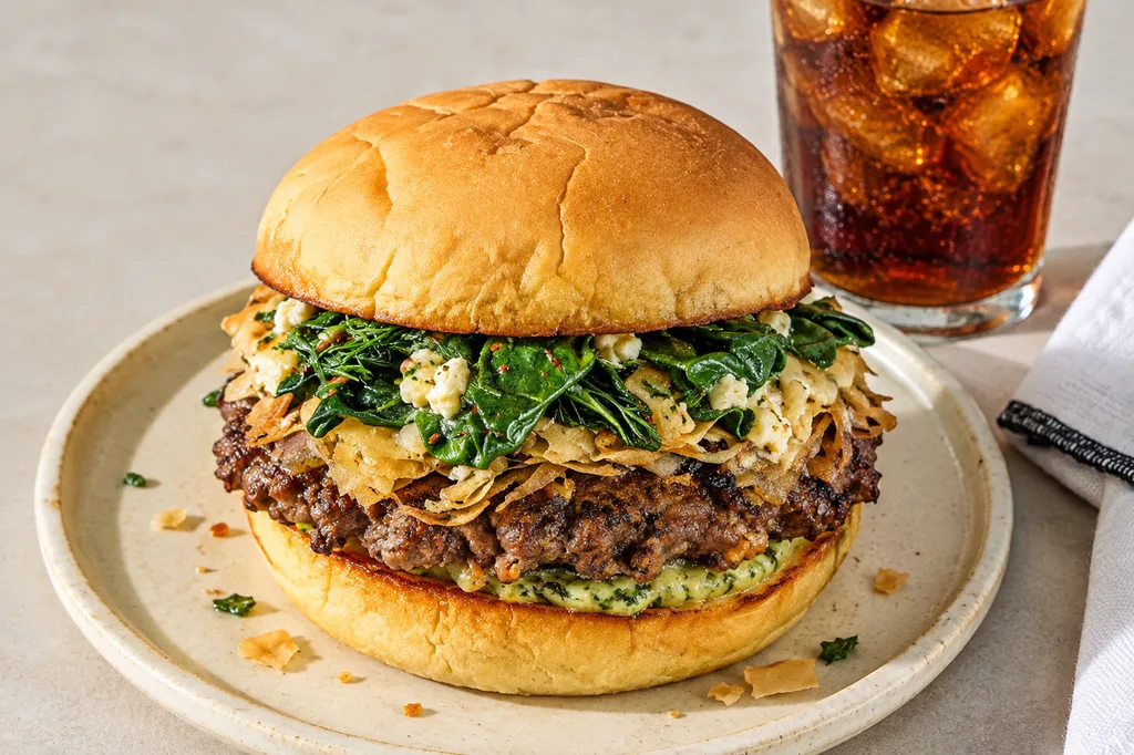 Spanakopita Smashburgers