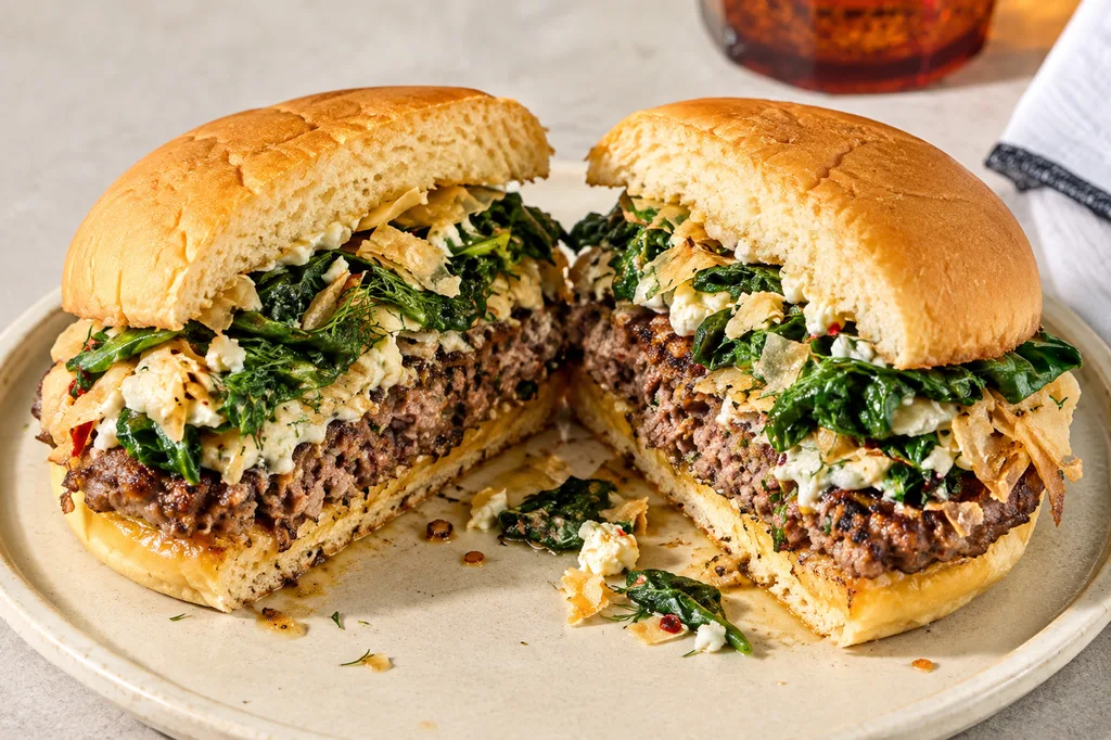 Spanakopita Smashburgers