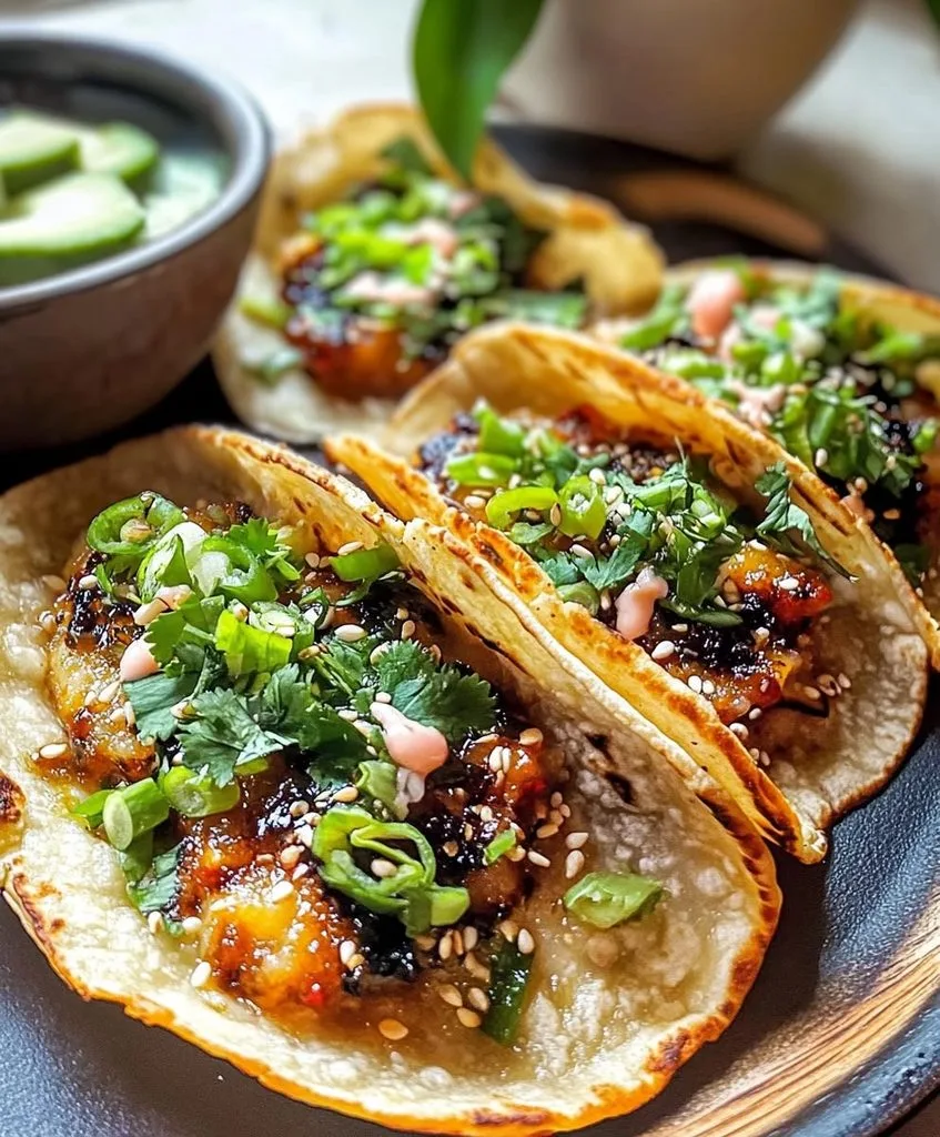 Smashed Dumpling Street Tacos