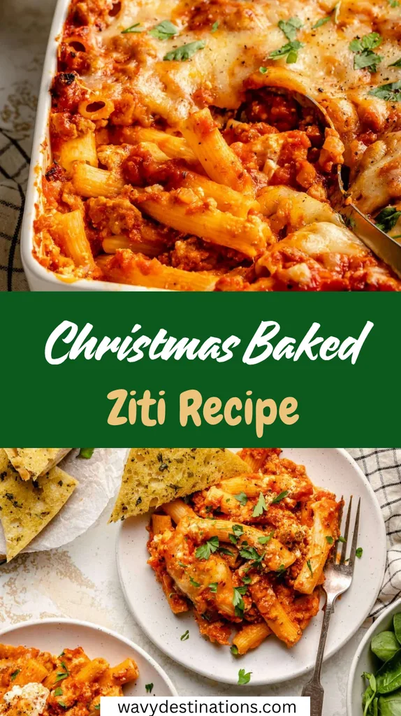 Christmas Baked Ziti 