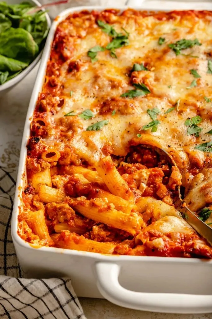 Christmas Baked Ziti 