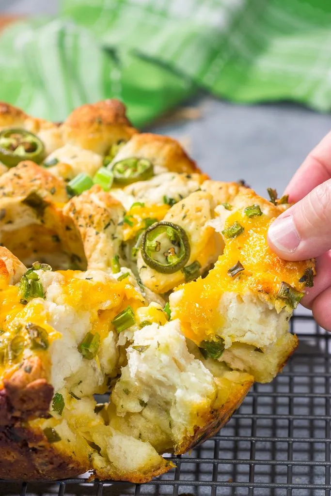 Cheddar Jalapeño Monkey Bread Recipe 2 Cheddar Jalapeño Monkey Bread