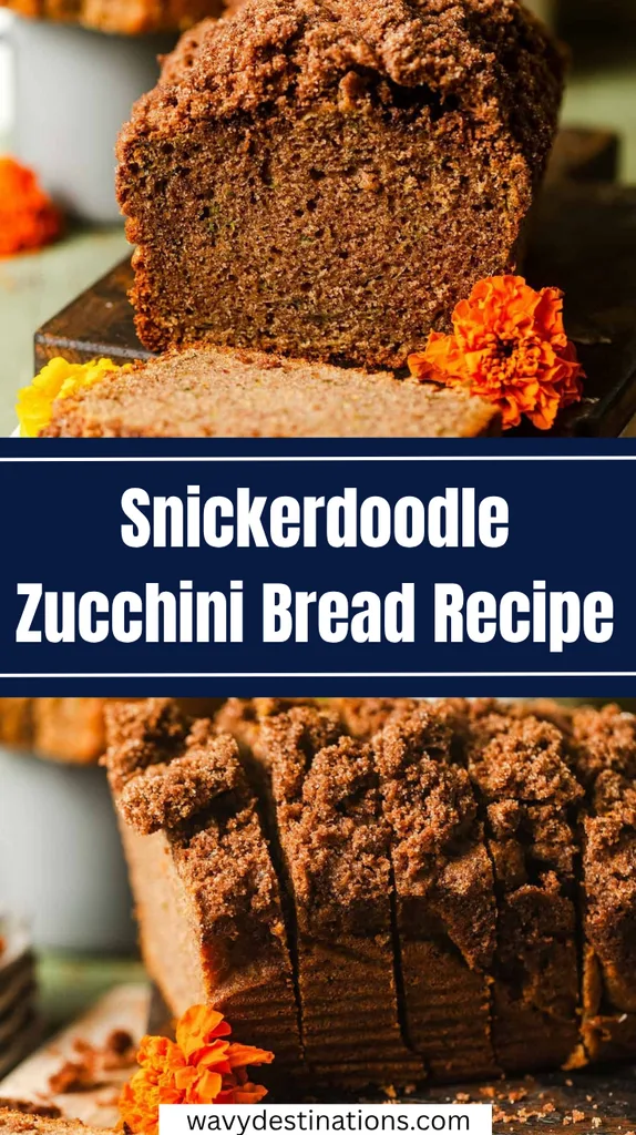 Snickerdoodle Zucchini Bread Recipe 1 Snickerdoodle Zucchini Bread