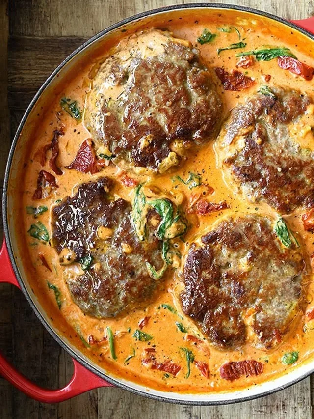 Tuscan Hamburger Steaks Recipe 3 Tuscan Hamburger Steaks