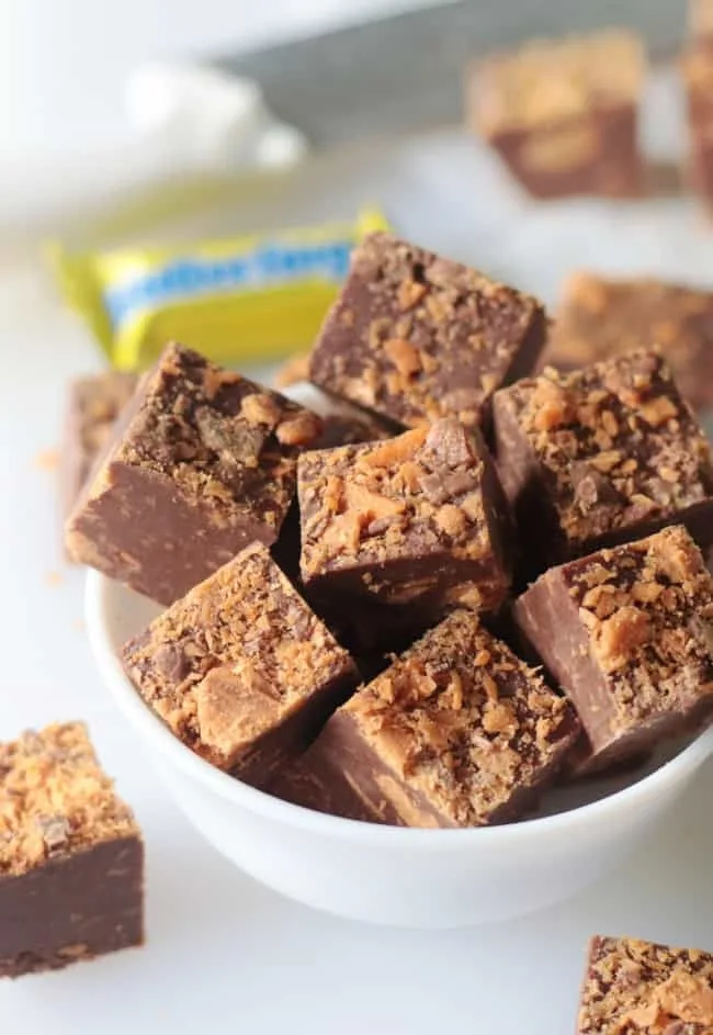 Butterfinger Fudge
