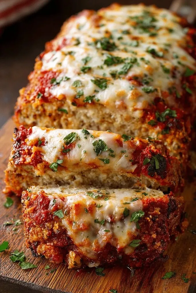 Garlic Parmesan Meatloaf 