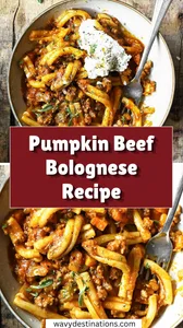 Pumpkin Beef Bolognese Recipe