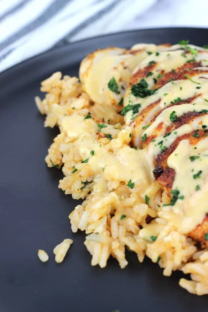 Mexican Chicken with Cheese Sauce
