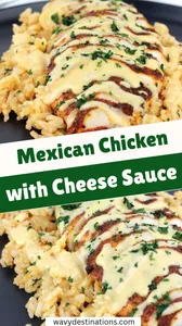 Mexican Chicken with Cheese Sauce