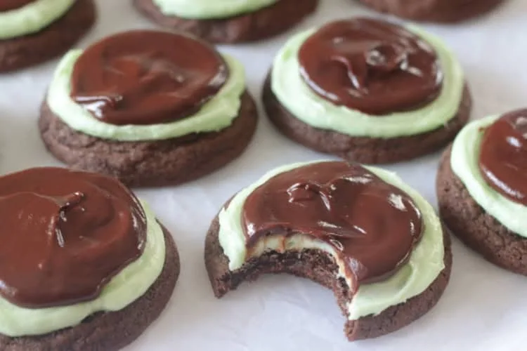 Grasshopper Mint Cookies Recipe 3 Grasshopper Mint Cookies